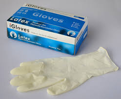 LATEX GLOVES L