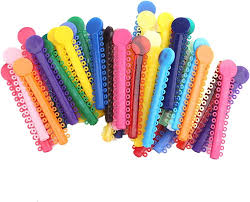 ORTHODONTIC LIGATURE DIFFERENT COLOR
